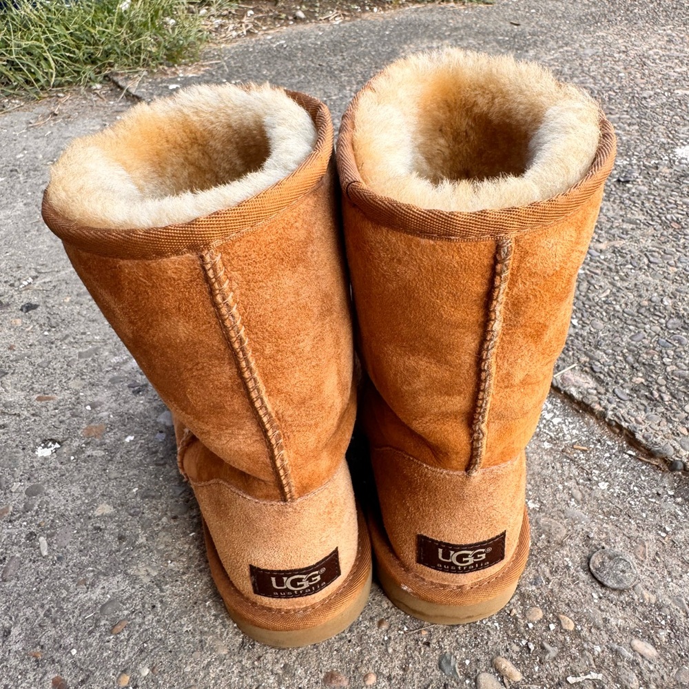 UGG Classic Boots in Chestnut - Picture 3 of 9